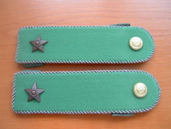 Mn Border Guard Lieutenant rank practitioner shoulder-sheet with brown star # + zs
