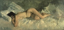 George breitner - lying nude - reprint