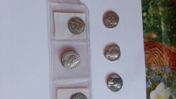 Római  ezüst  pénzek  egyben vagy külön  eladók  280.000. Ft ért