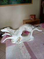 Portelan porcelain dog sculpture