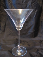Lisa mori large crystal cocktail in decorative glass