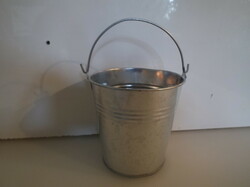 Bucket - tin - 10 x 10 cm + 5 cm handle - bucket - perfect
