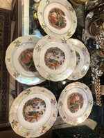 Khala German Porcelain Plate Set, 6 pcs, 20 cm diameter
