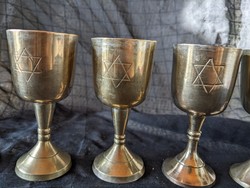 Festive glasses / chalice set - judaica