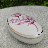 Raven house porcelain oval jewelry holder