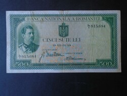 27 Old banknote - Romania 500 lei 1934 f / vf