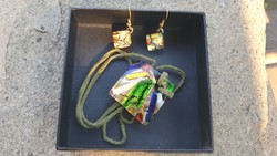 Murano glass lo zen jewelry set