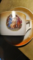 Zsolnay   pajzspecsetes csésze antik 1800ft