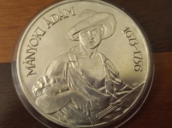 Népköztársaság Festők sor Mányoki Ádám 200 forint ezüst érme 1977