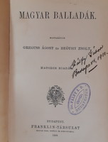Hungarian ballads 1909