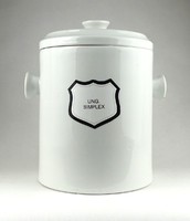 1I505 huge porcelain pharmacy pot pharmacy jar ung. Simplex