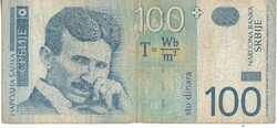 Szerbia 100 dinár 2004 FA
