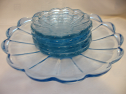 Art deco blue cake set