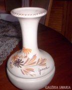 Signed ceramic vase 23 X 9 cm xx
