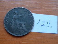 English England 1/2 half penny 1932 king george v. Smaller head 129.