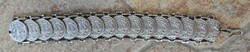 Coin Bracelet / Silver Coin Bracelet with Coins