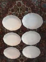 Herend white oval bowls