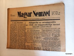 1958 január 30  /  Magyar Nemzet  /  Születésnapra!? EREDETI ÚJSÁG! Ssz.:  22279