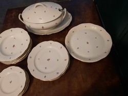 Zsolnay  20 darabos porcelán étkészlet