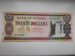 Guyana 20 dollár 2019 UNC