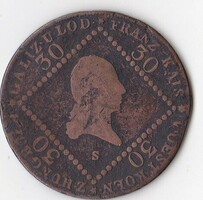 Osztrák-Magyar Monarchia 30 krajcár /S/ 1807