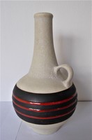 W.-Germany, jasba fat lava ceramic vase, 1960s
