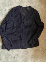 Crochet women's summer cardigan sweater