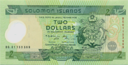 Salamon-szigetek 2 Dollár 2001 POLYMER UNC EMLÉKKIADÁS