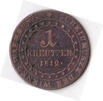 Osztrák-Magyar Monarchia 1 krajcár 1812 / B /
