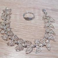 You're just going for it! Marked silver bracelet made of filigree technique