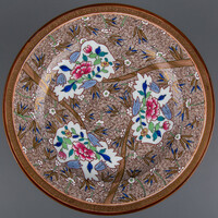 Antique Herend cubash pattern plate from the Moorish era. 1873 collector's piece! # Mc0703