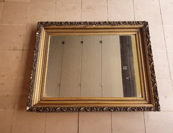 Huge antique framed mirror 91.5x117 cm