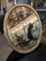 Antique Silver Mirror