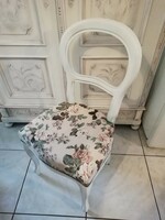 Provence stílusban festett neobarokk szék pár , vintage