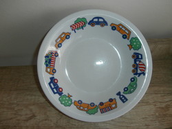 Alföldi autós gyerek tányér
