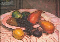Emile Bernard - Csendélet gyümölccsel - vászon reprint