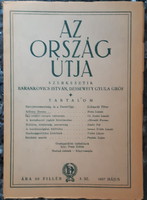 AZ ORSZÁG ÚTJA  -   FOLYÓIRAT   1937 MÁJUS