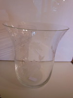 Vase - crystal - 4 liters - 25 x 23 cm - German - flawless