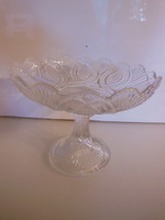 Seller - old - 23 x 18 cm - glass - fruit - cookie holder - Austrian - beautiful - flawless