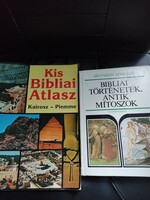 Kis Biblia Atlasz -Bibliai történetek mítoszok  a 2 együtt.