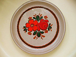 Retro angol rózsa virágos tányér