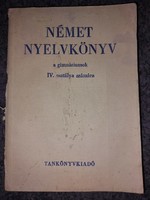 Német nyelvkönyv a gimnáziumok IV. osztálya számára 1969-es kiadás