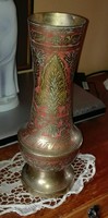 32 X 9'cm colored old 40-50 year old vase xx
