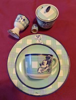 Porcelán Disney reggeliző szett 6 részes