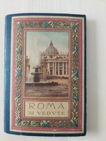 Róma, 1900-as évek eleje leporellós útikönyv, képgyűjtemény