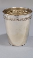 Antik ezüst keresztelő pohár, kupa, kehely