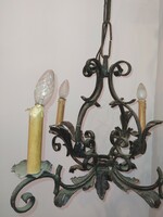 Wrought iron chandelier