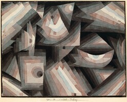 Paul Klee - Kristálygradáció - vakrámás vászon reprint