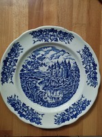 Vintage francia Pyrobian porcelán tányér, dísztányér