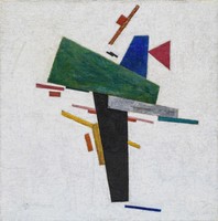 Malevich - shapes (without title) - reprint canvas reprint